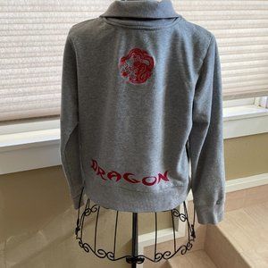 Super Cool Grey Dragon Sweatshirt
